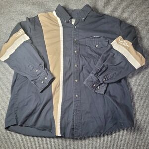 Express Rider Button Down Shirt Mens Western Wear Cowboy Sz‎ 2XL